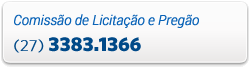 Telefone da Comissão de licitação e pregão: (27) 3383-1366