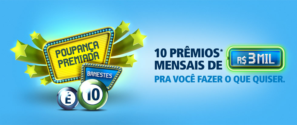 Banner Poupança Premiada Banestes