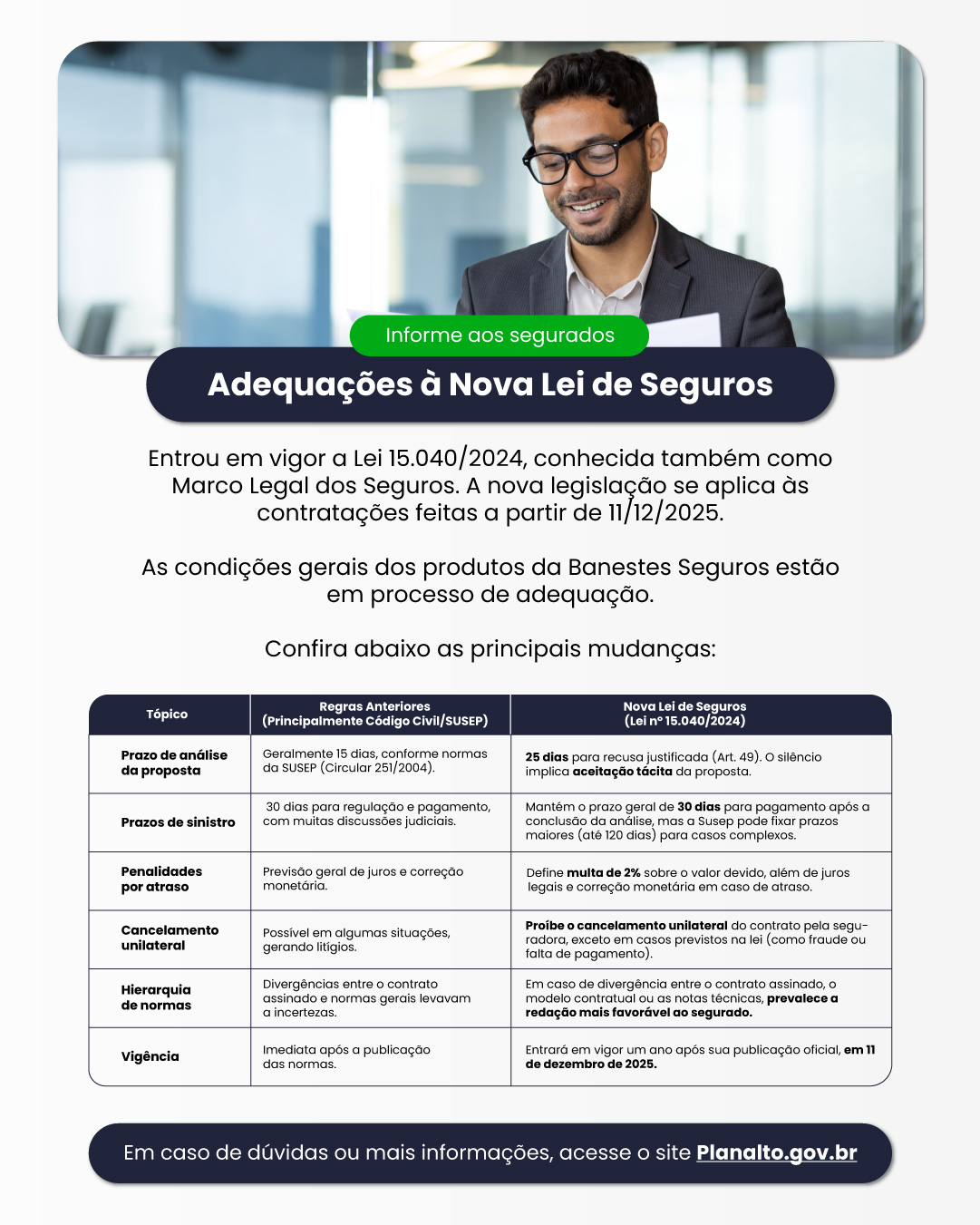 Banner Nova Lei de Seguros